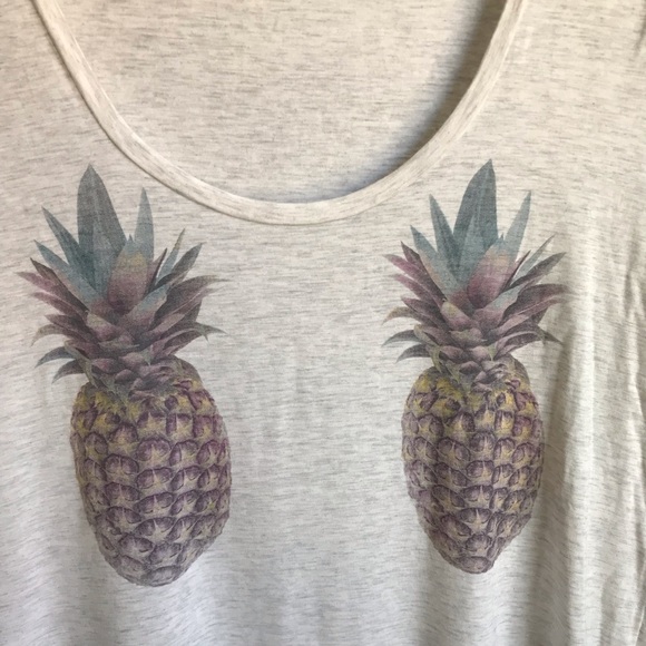 Victoria’s Secret PINK super soft Pineapple Tee - Picture 3 of 7